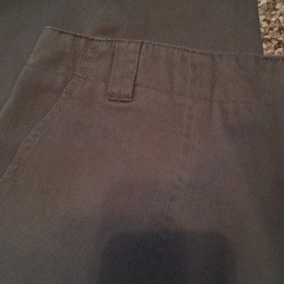 Evan-Picone Army-Green 💯% Cotton size 14 JEANS - Picture 2 of 5